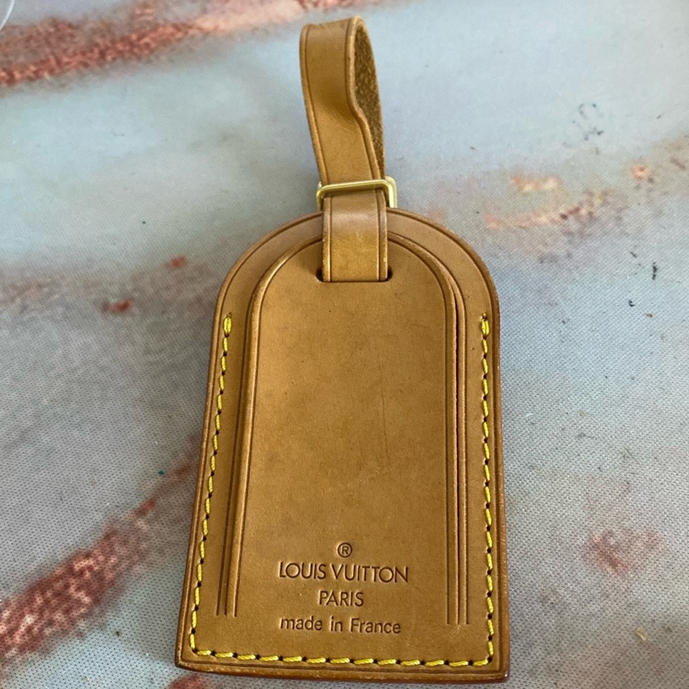 Authentic Louis Vuitton Luggage Tag
